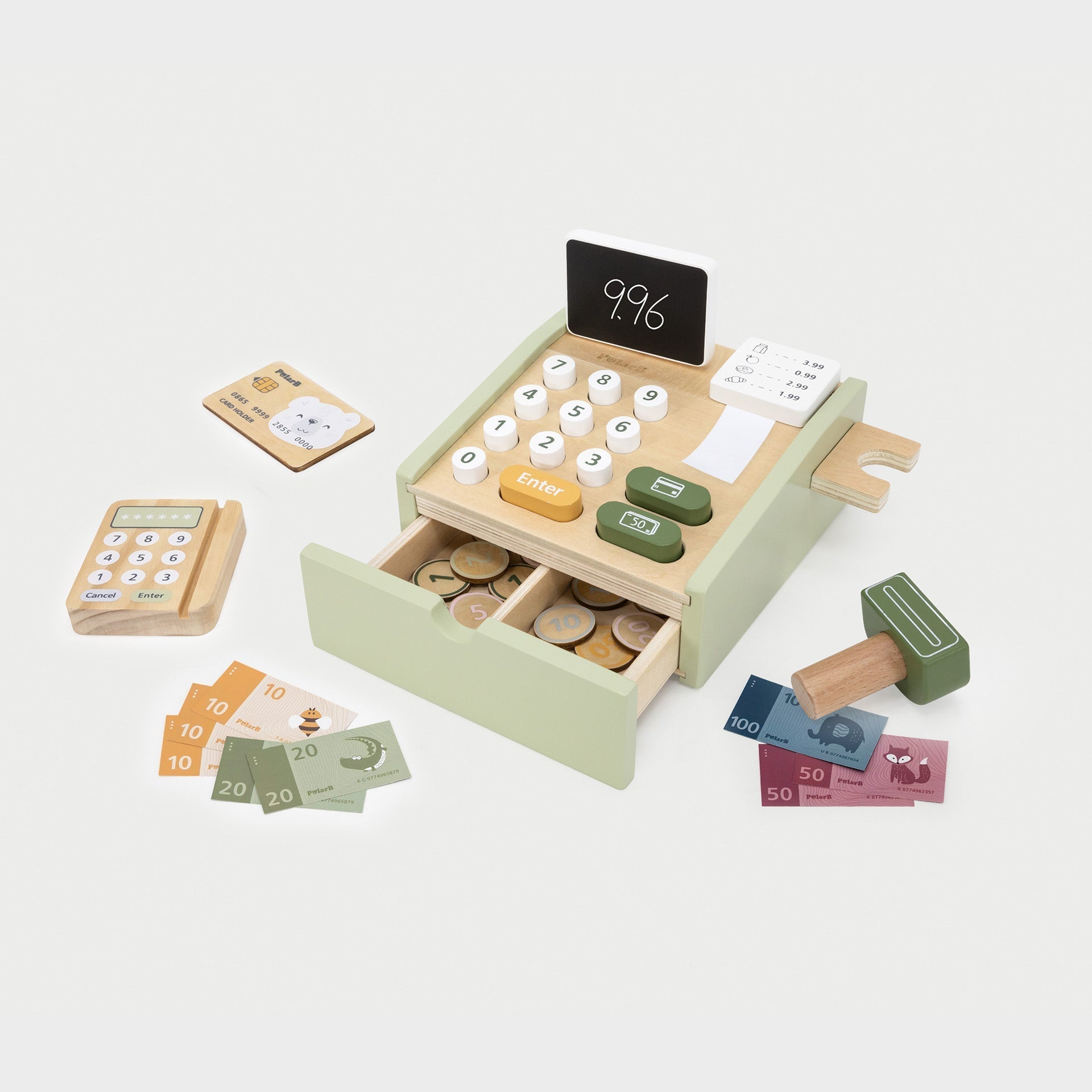 Wooden Cash Register