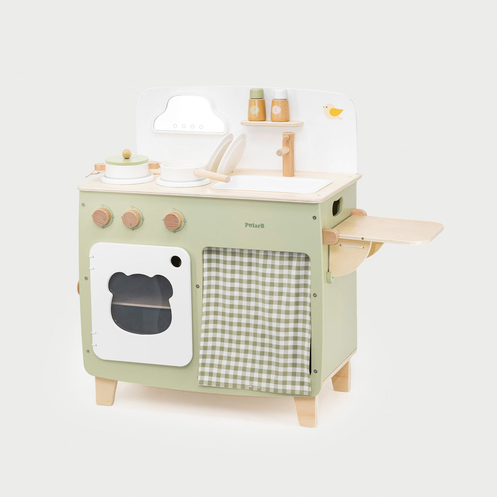 Wooden Play Kitchen Set