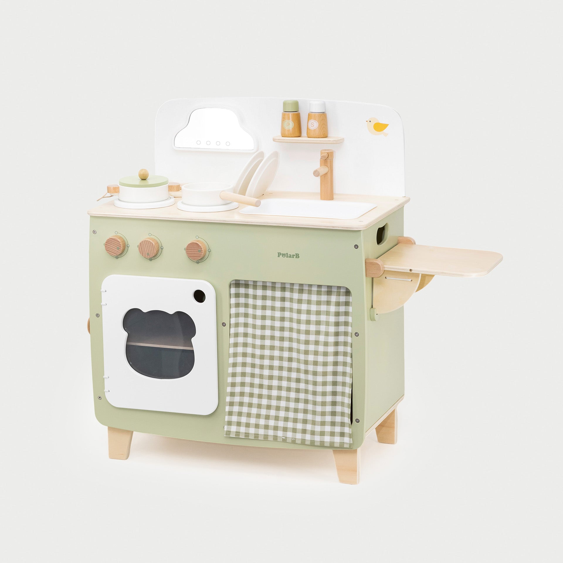Wooden Play Kitchen Set