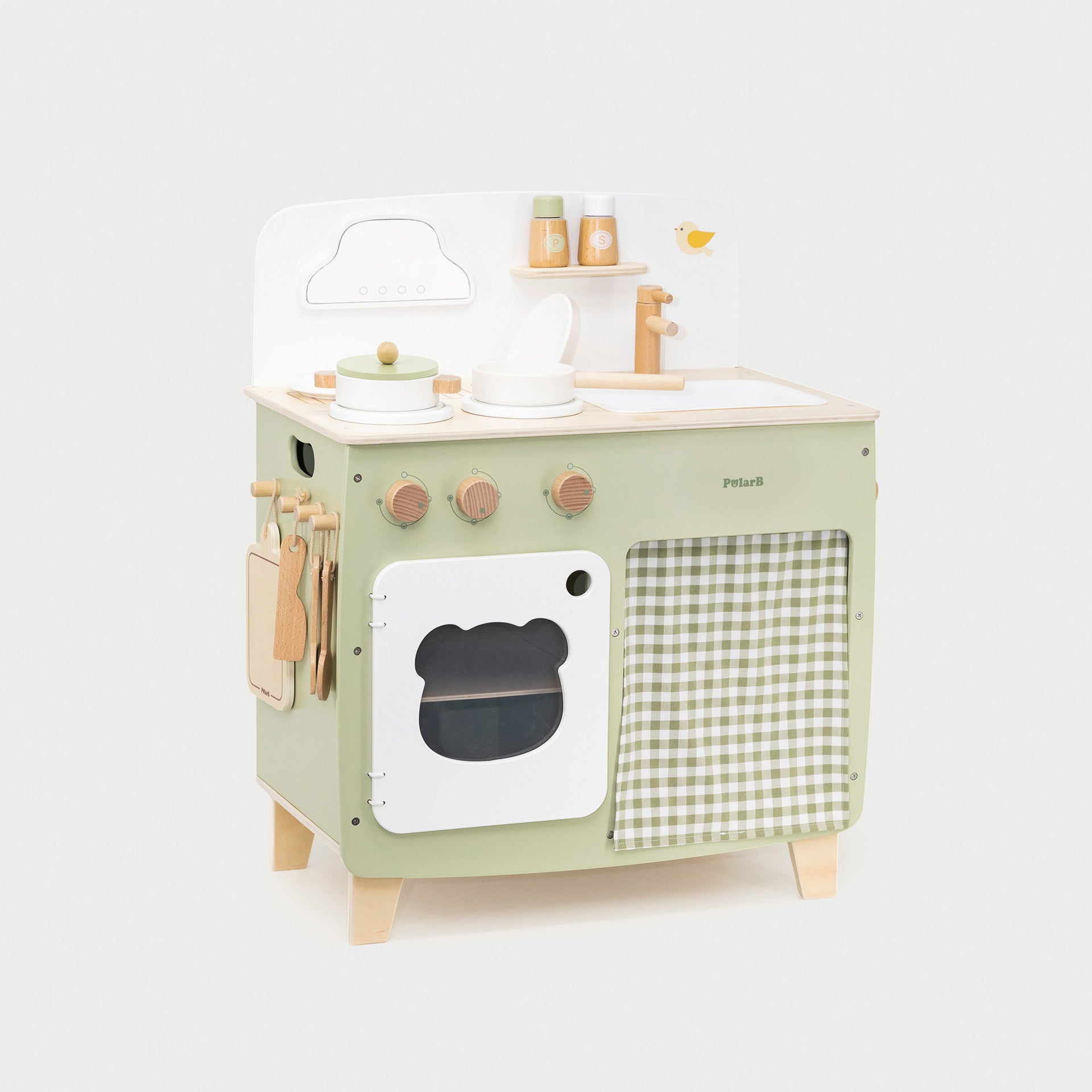 Wooden Play Kitchen Set