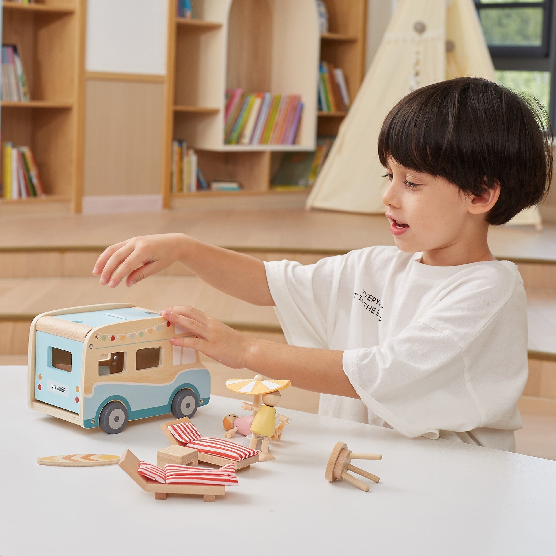 Wooden Camper