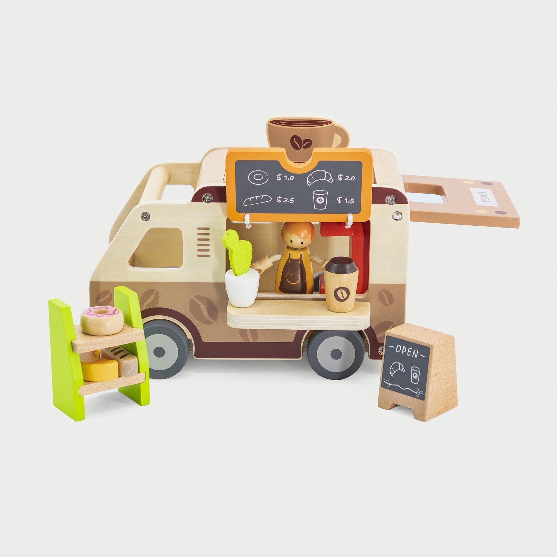 Wooden Coffee Truck