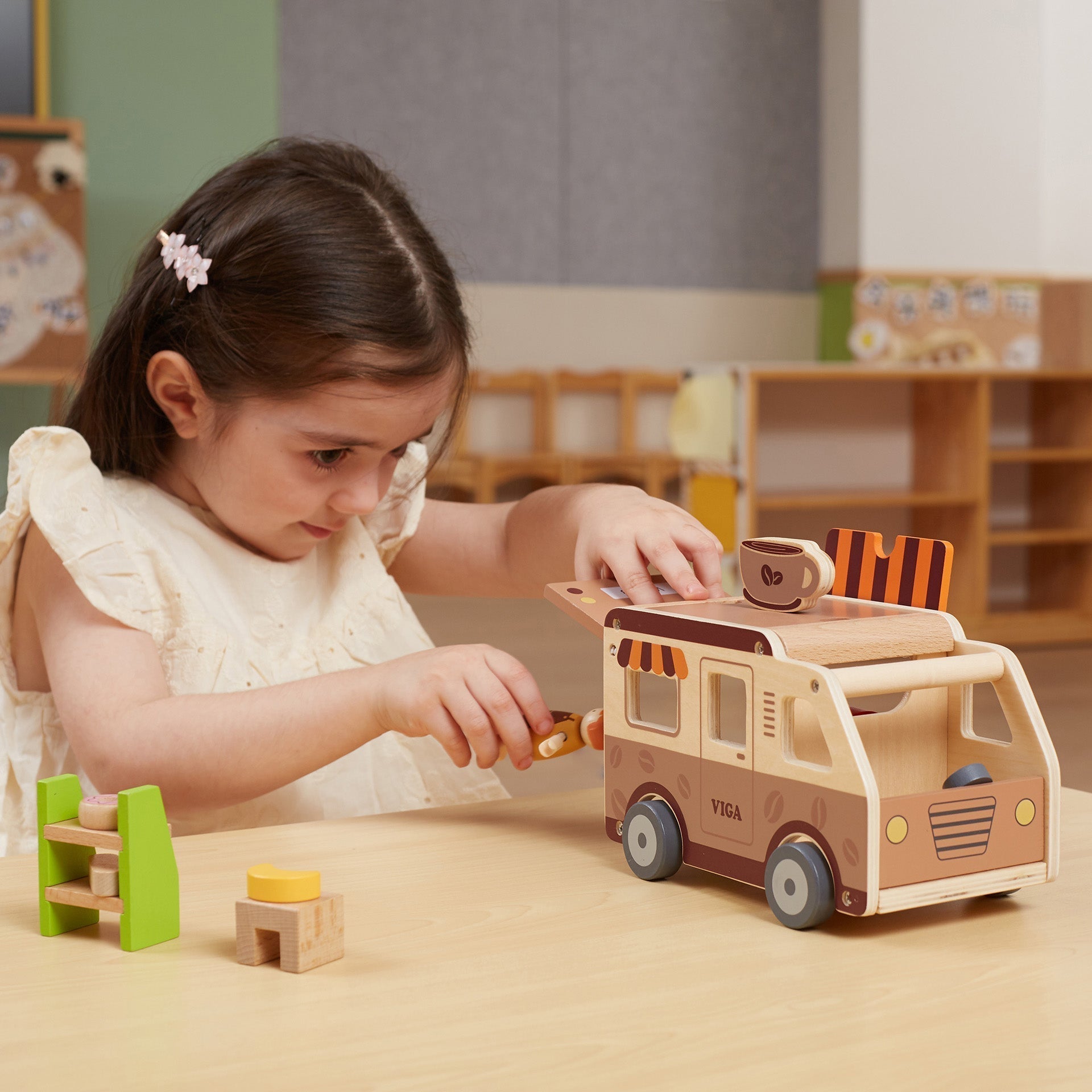 Wooden Coffee Truck