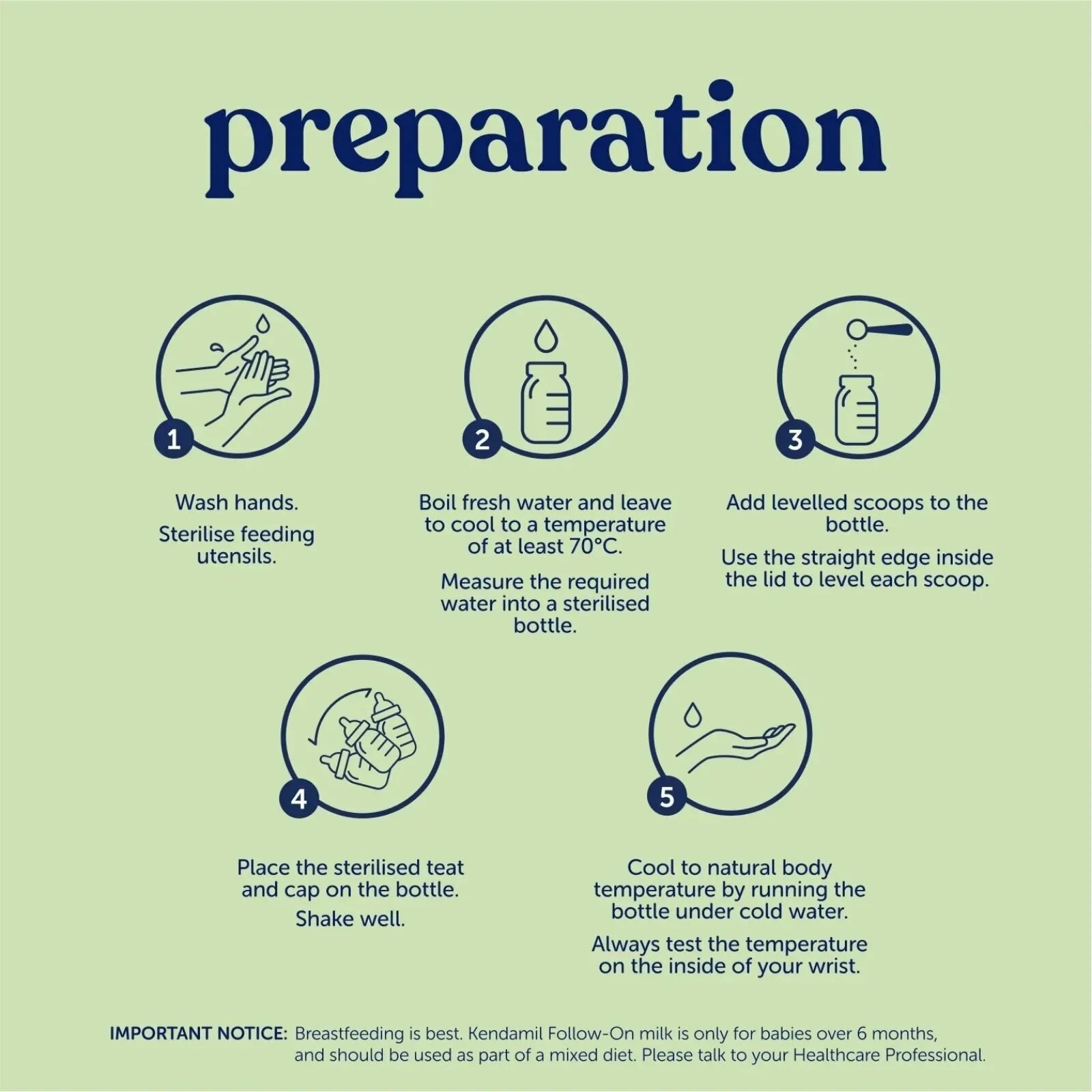 Kendamil Stage 1 Organic First Infant Milk Formula - from Birth 800g