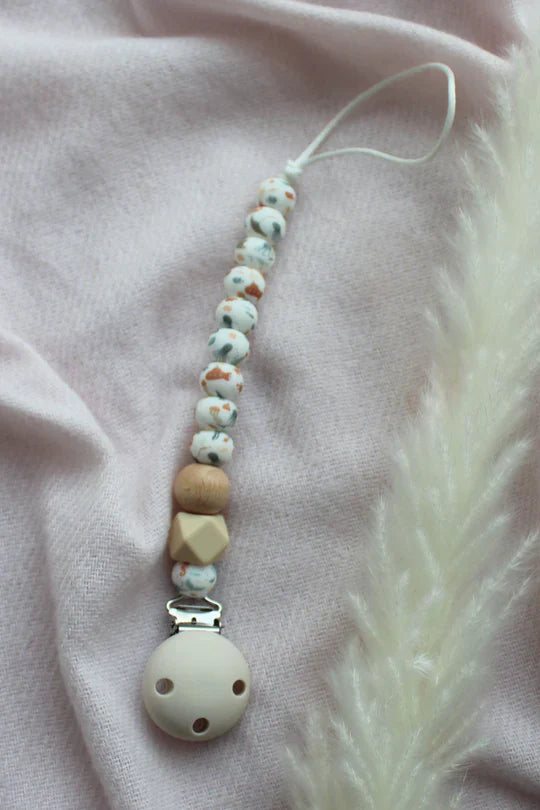 Chewies&more - Silicone Pacifier Teething Clip - Zoo / Sea