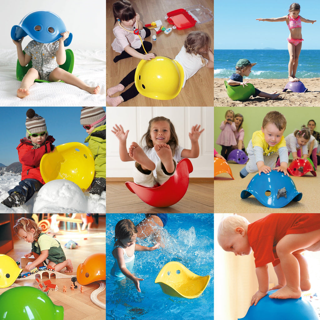 MOLUK Bilibo Red - Rocking & Spinning Toy