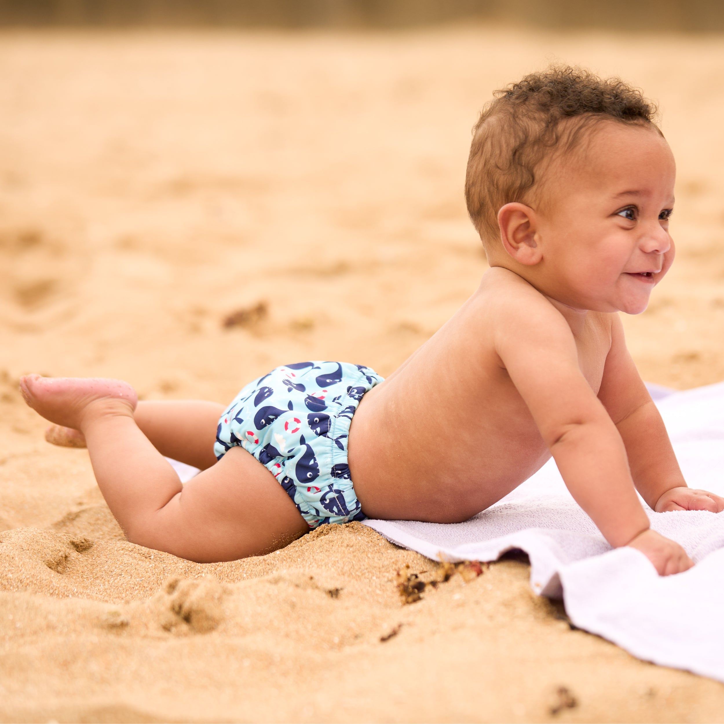 Bambino Mio Reusable Swim Nappy - Blue Whale