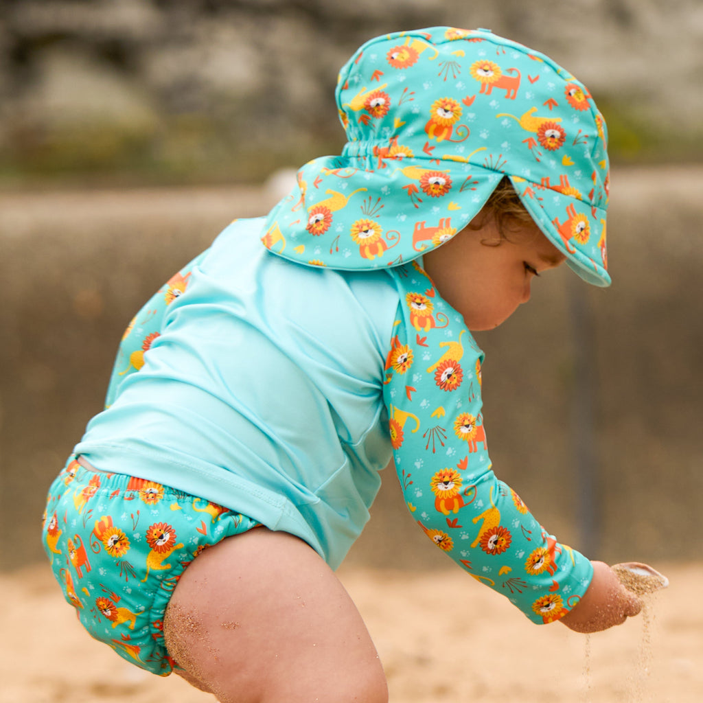 Bambino Mio UPF 40+ Soft and Gentle Protective Swim Rash Vest - Cool Cats
