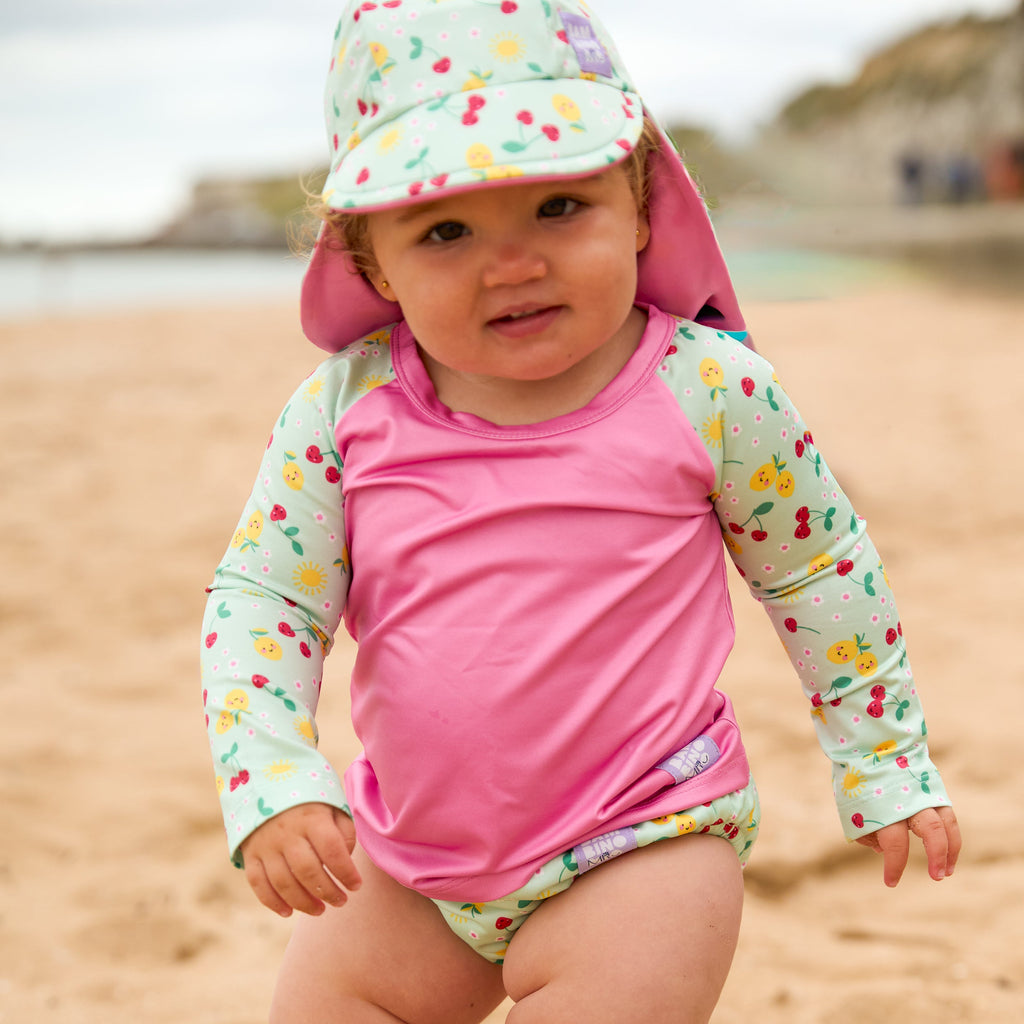 Bambino Mio UPF 40+ Soft and Gentle Protective Swim Rash Vest - Juicy Fruit