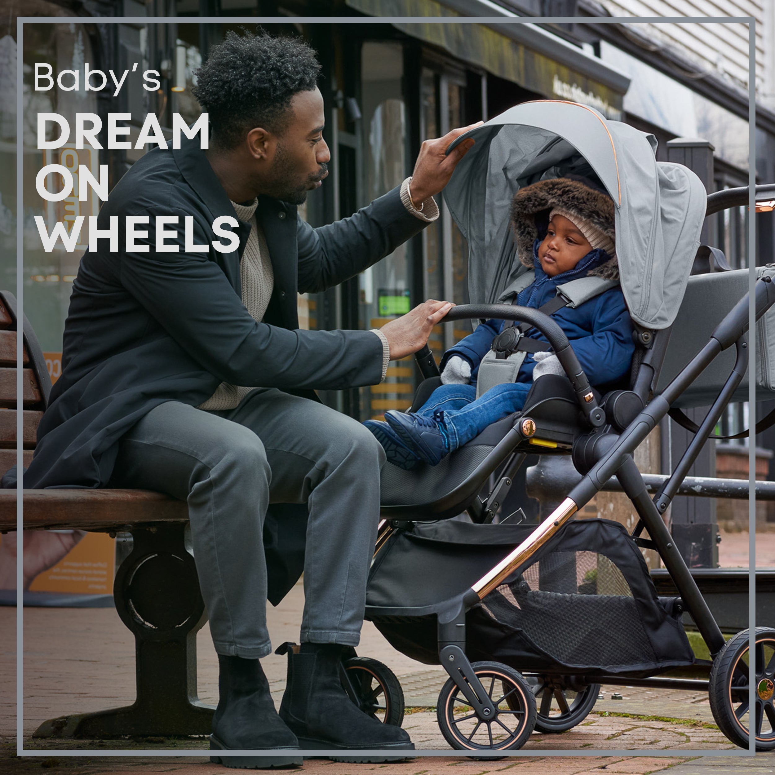 Lejoux+ Baby Pram Stroller Pushchair - 0 Months +