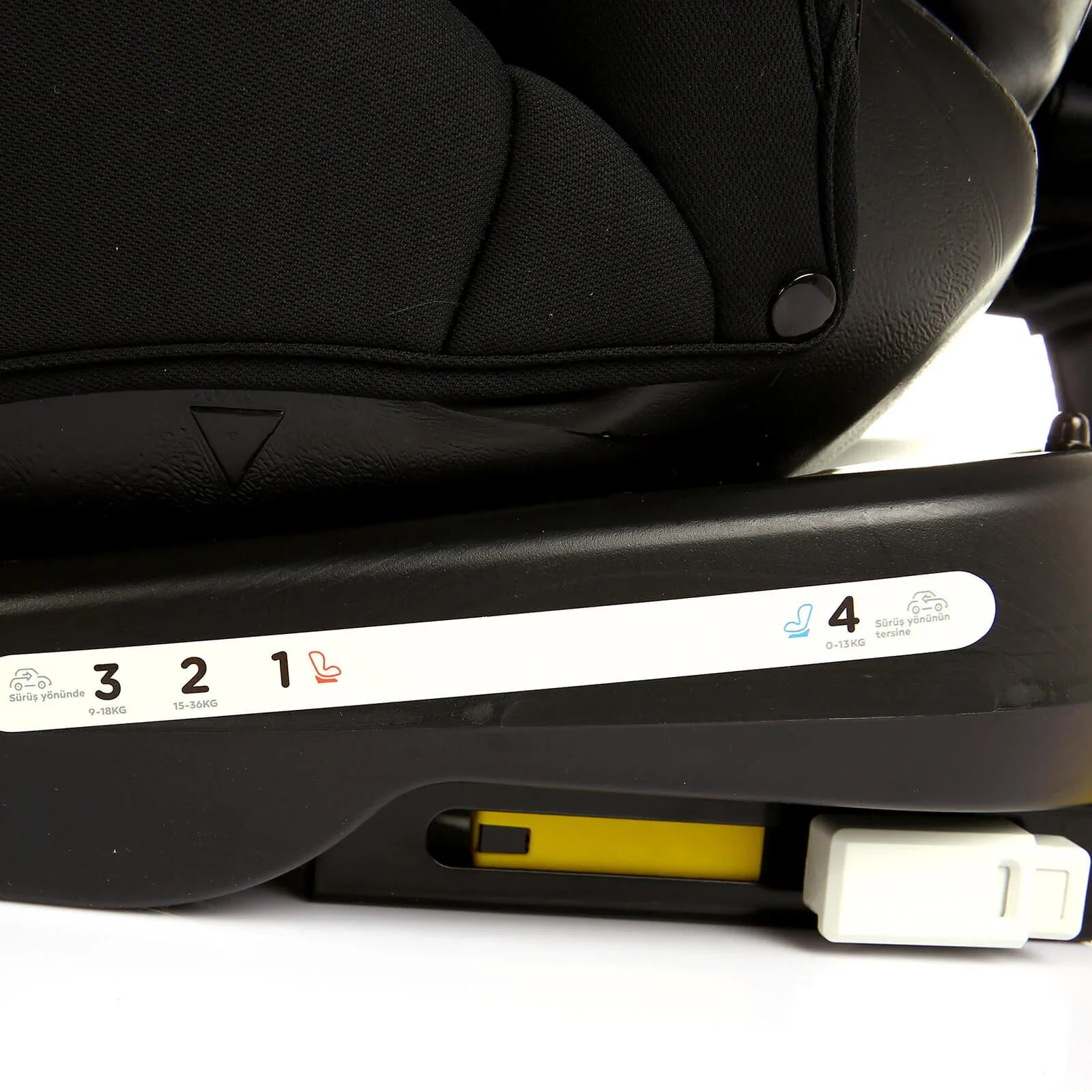 baby plus Orbitfix Group 0+/1/2/3 (Birth to 12 Years) Car Seat - Black Red