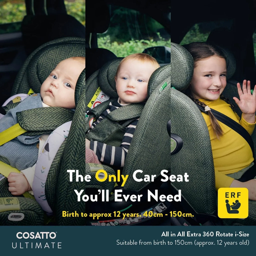 Cosatto All in All Extra i-Size 360 Group 0/1/2/3 Car Seat - Whisper