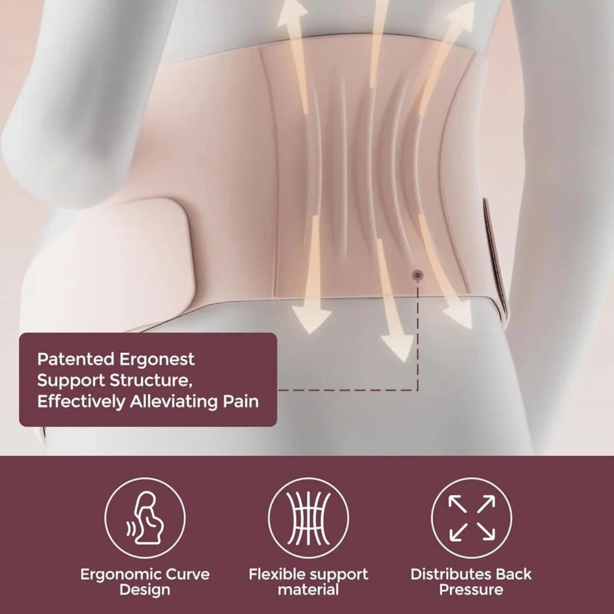 Momcozy Ergonest Maternity Belly Band - XL - Black