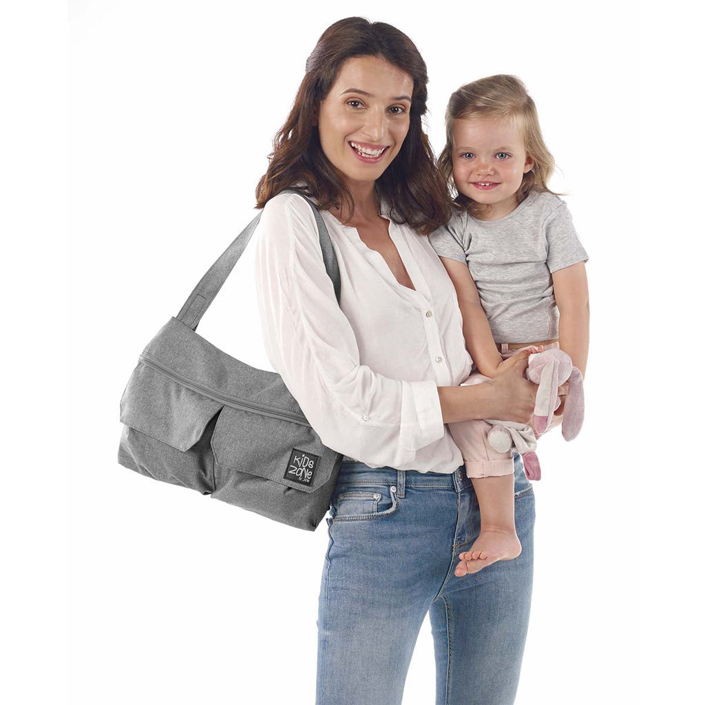 Jane Pram Stage Handlebar Pushchair Organiser Bag - Grey