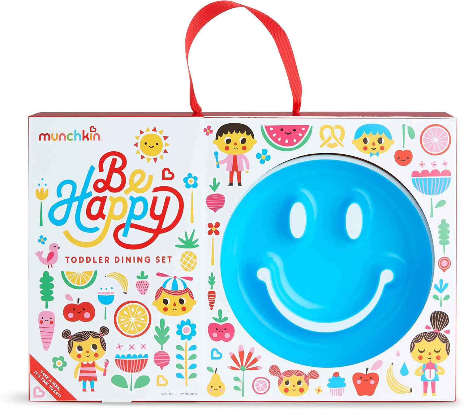 Munchkin Be Happy Toddler Dining Set - Blue