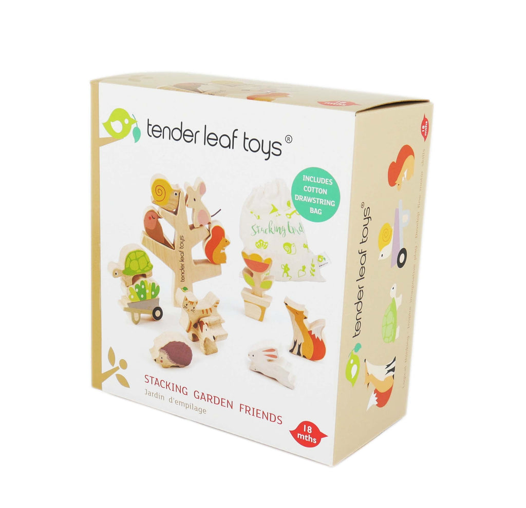 Wooden Stacking Garden Friends Game