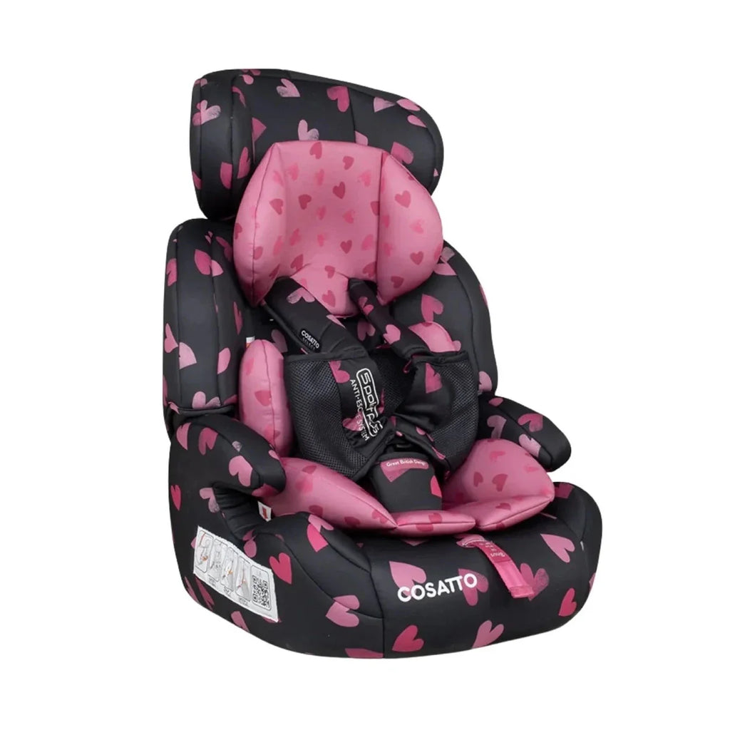 Cosatto Zoomi Group 1/2/3 Car Seat - Charcoal Ligthearted