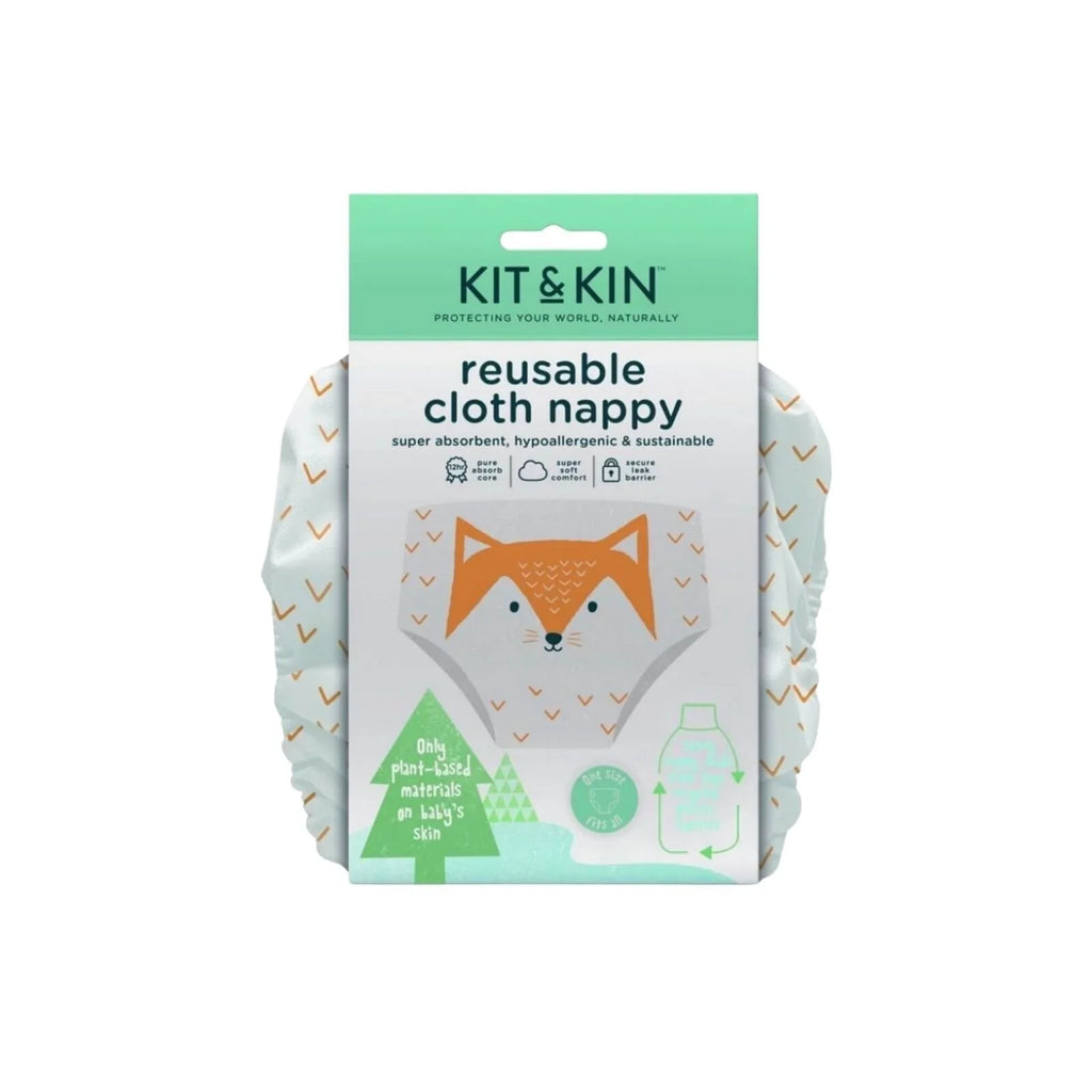 Kit & Kin - Reusable Cloth Nappy - Fox