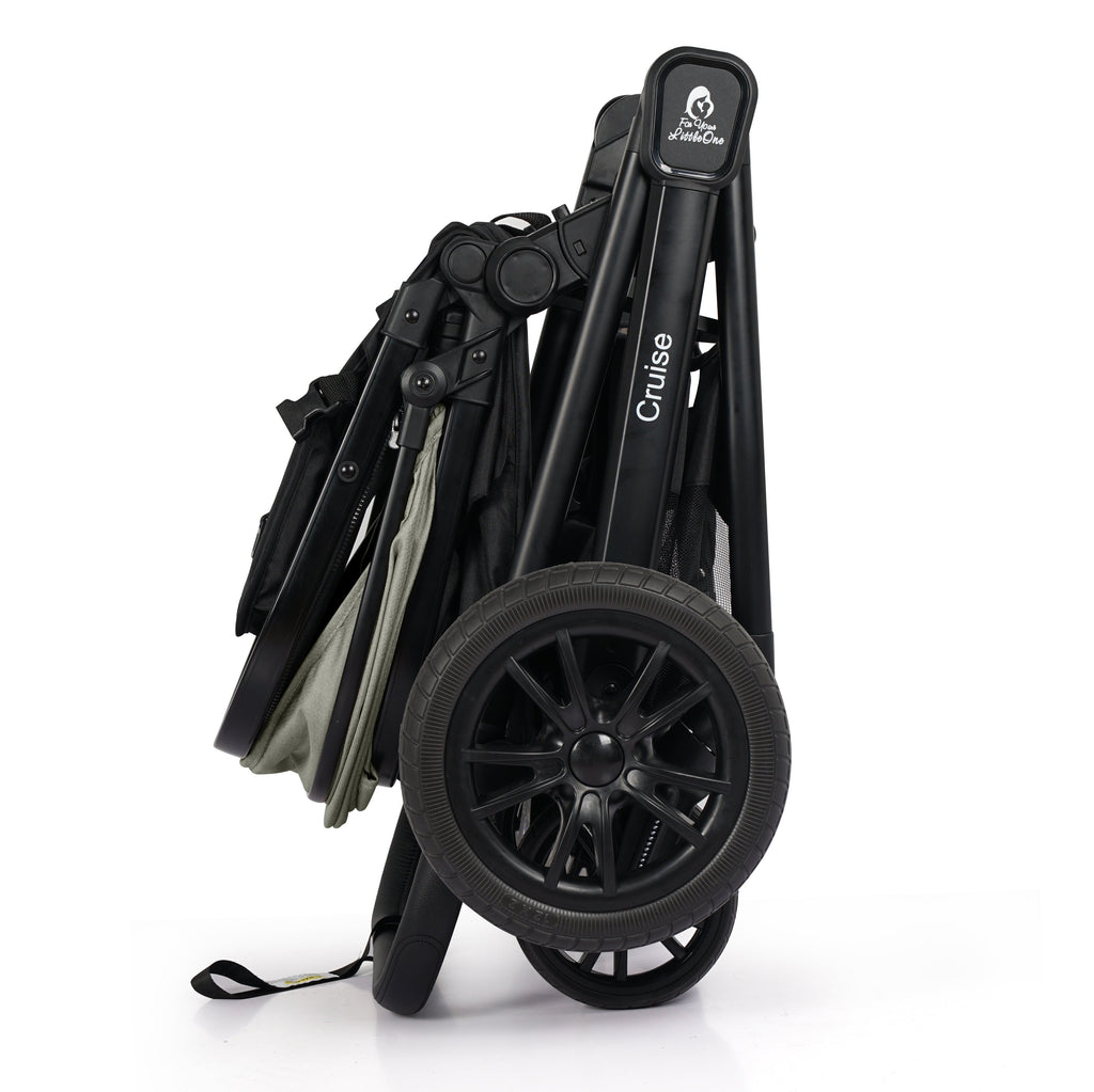 For Your Little One Cruise 3 In 1 Travel System With Car Seat And ISOFIX Base - Pebble Sage
