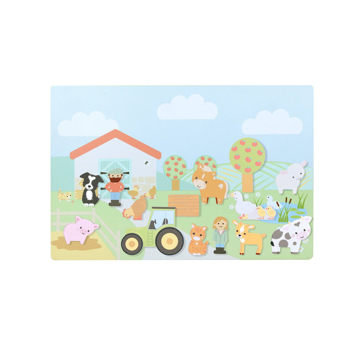 Orange Tree Toys - Farmyard Magnetic Picture Board