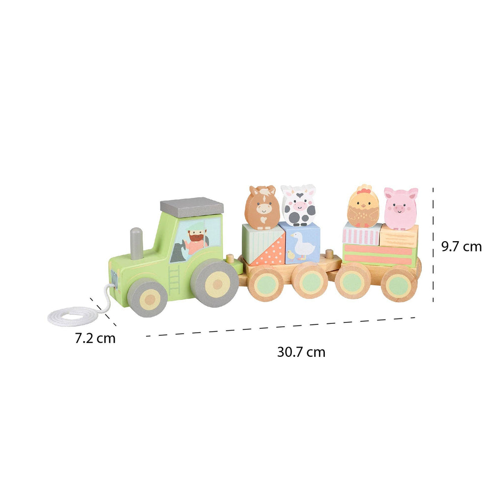 Orange Tree Toys - Farmyard Animal Puzzle Tractor