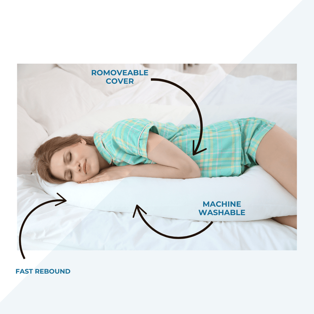 9 Ft Maternity Pillow And Case - Cream - Baby&More