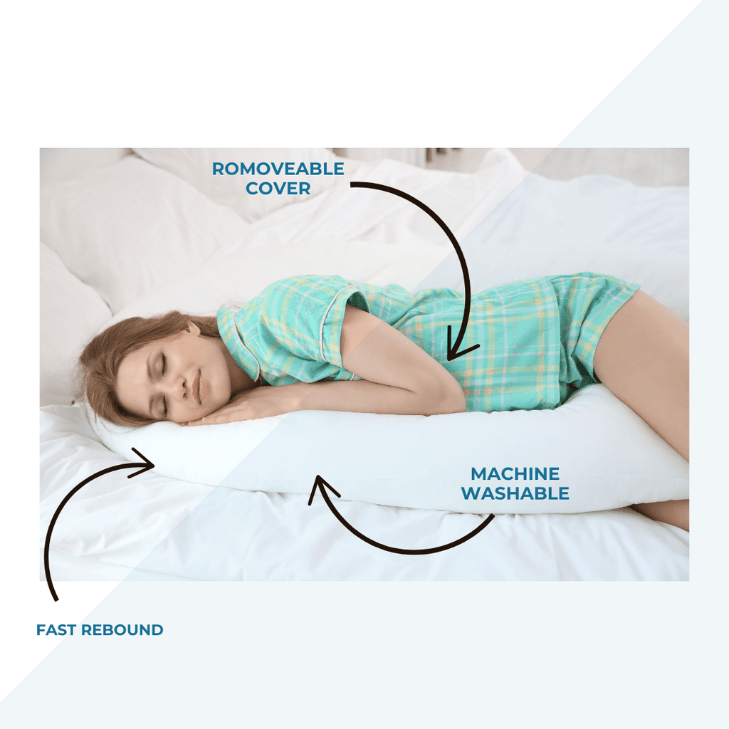 9 Ft Maternity Pillow And Case - Cream - Baby&More