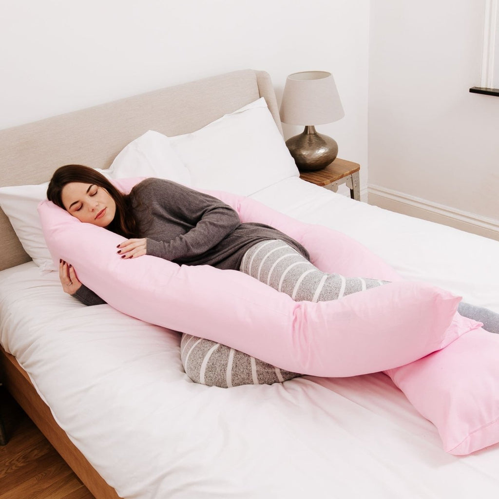 9 Ft Maternity Pillow And Case - Light Pink - Baby&More