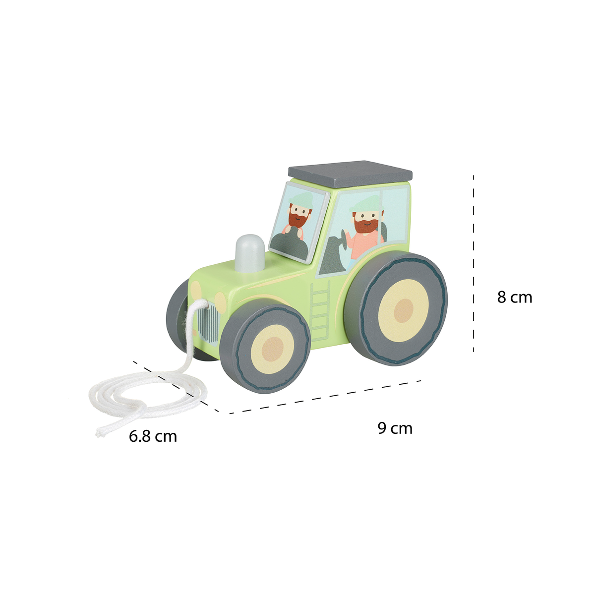 Orange Tree Toys - Wooden Tractor