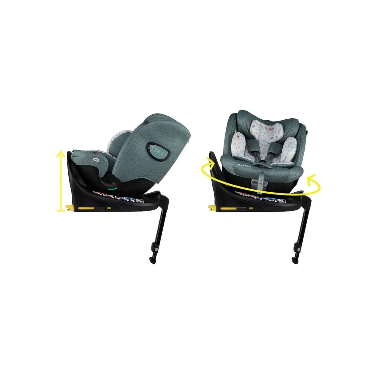 Cosatto All in All Extra i-Size 360 Group 0+/1/2/3 Car Seat - Meadow