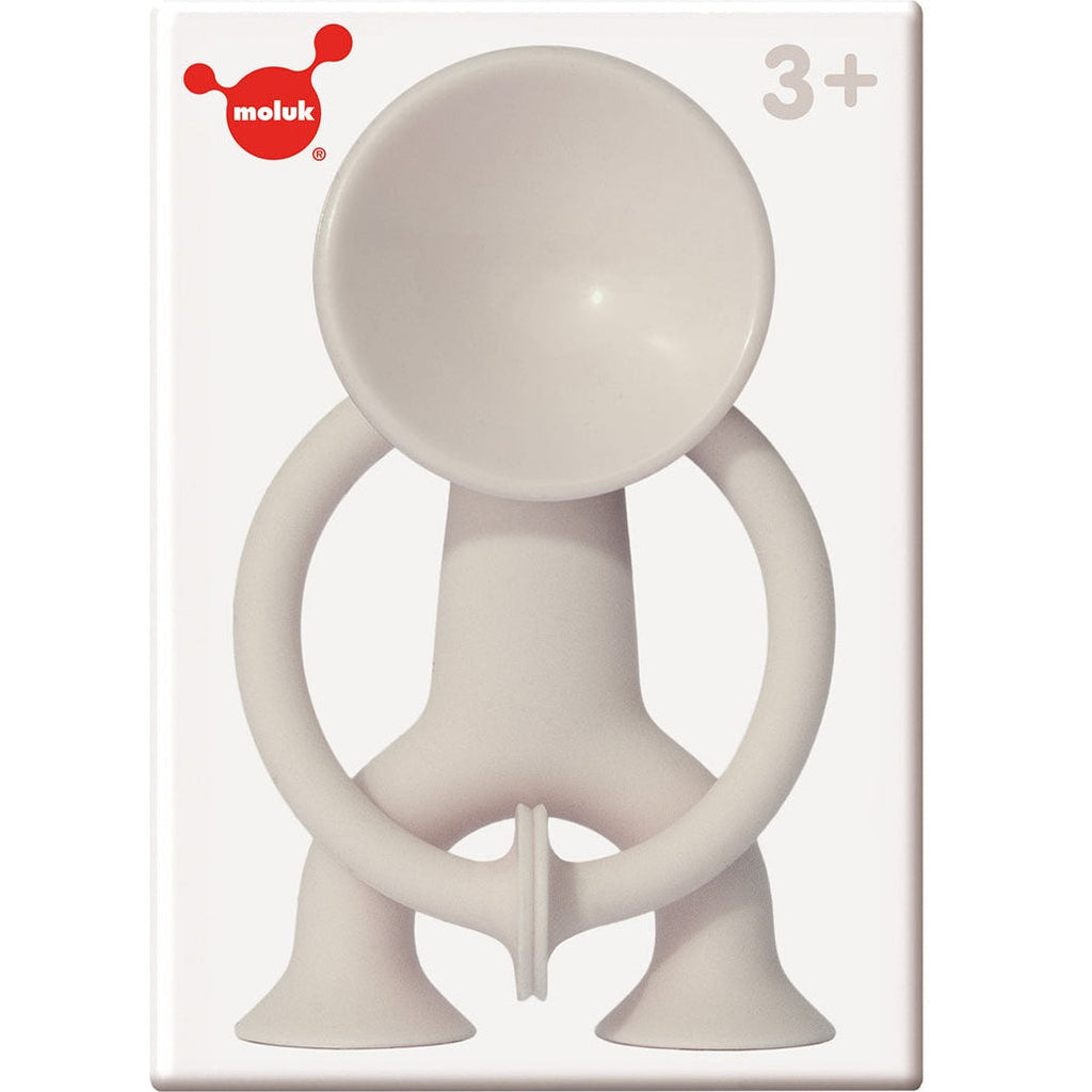 MOLUK Oogi Junior Silicone Toy with Suction Arms & Legs - Beige
