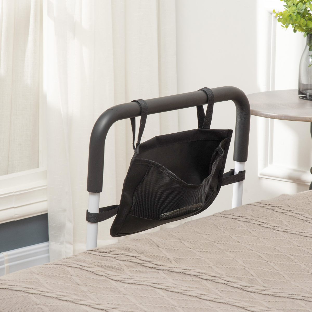 Adjustable Bed Rail Grab Bar for Elderly / Disabled Adults