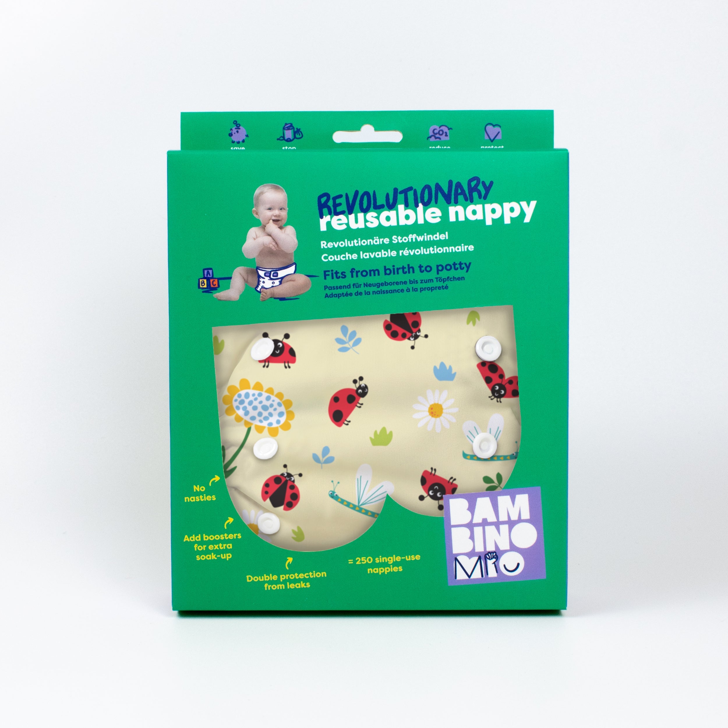 Bambino Mio Revolutionary Reusable Nappy - Flutter And Bloom