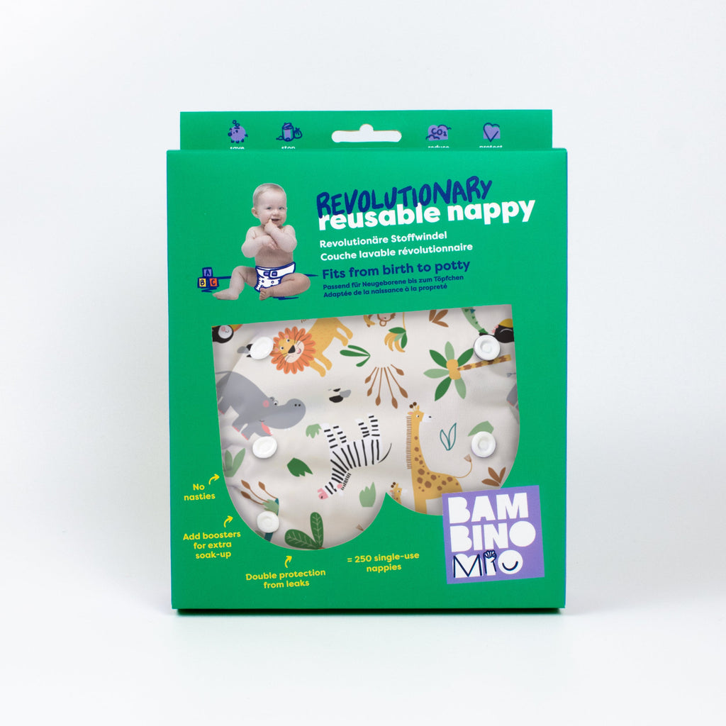 Bambino Mio Revolutionary Reusable Nappy - Safari Squad