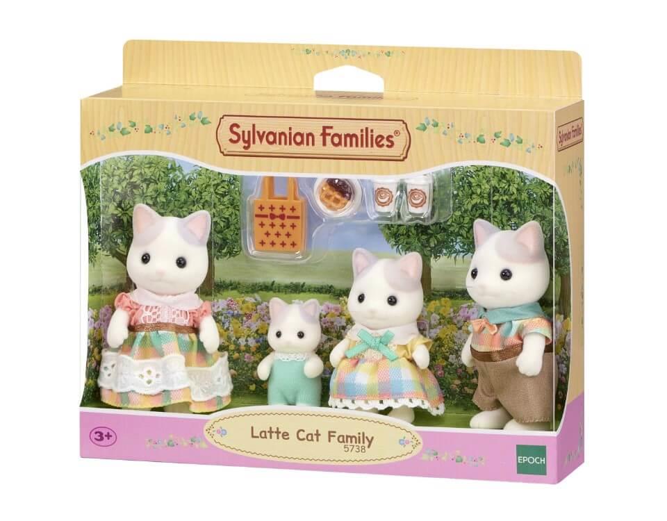 Sylvanian Families - Latte Cat Family