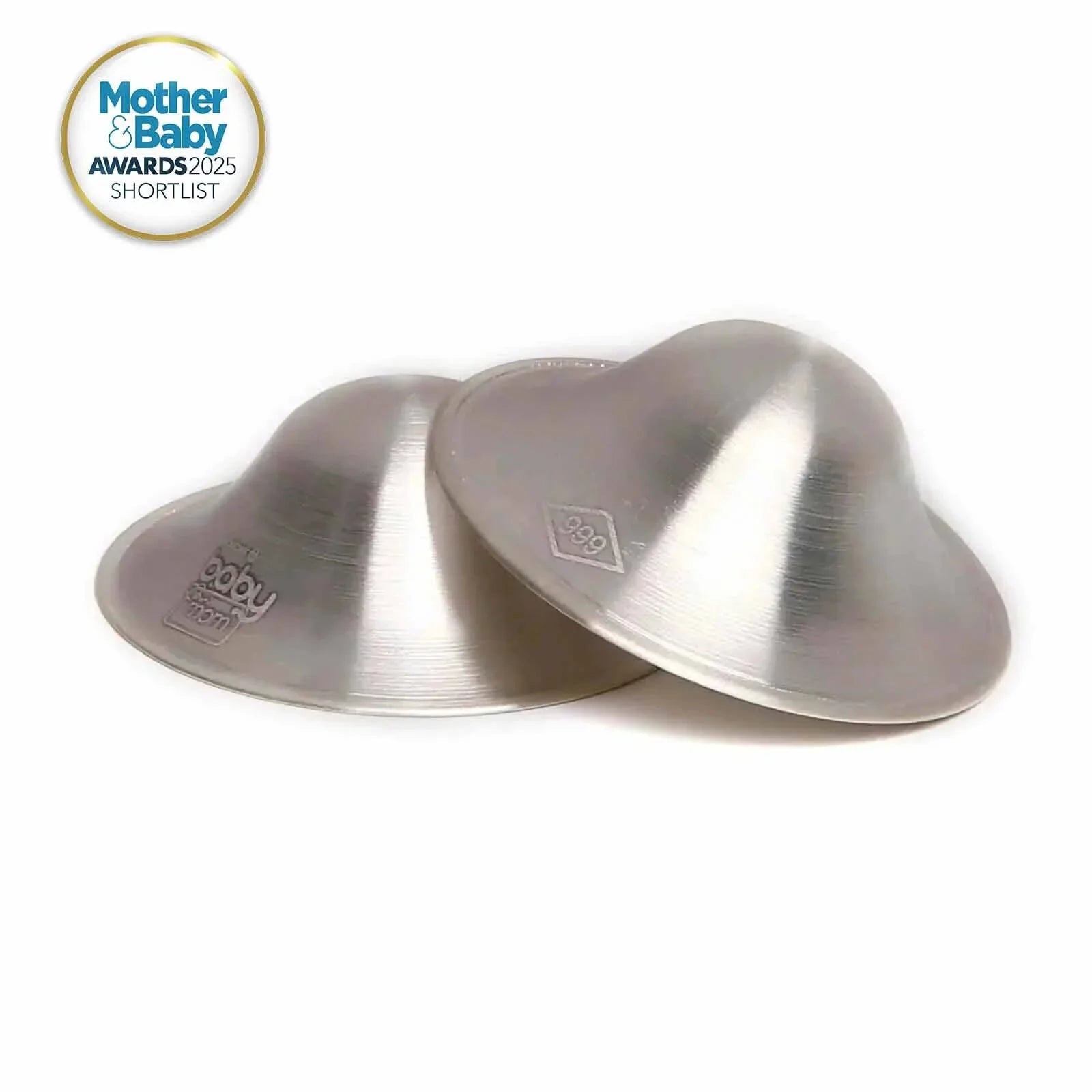 Sterling Silver Nipple Shield Covers / Nipple Cups - 2 Pack