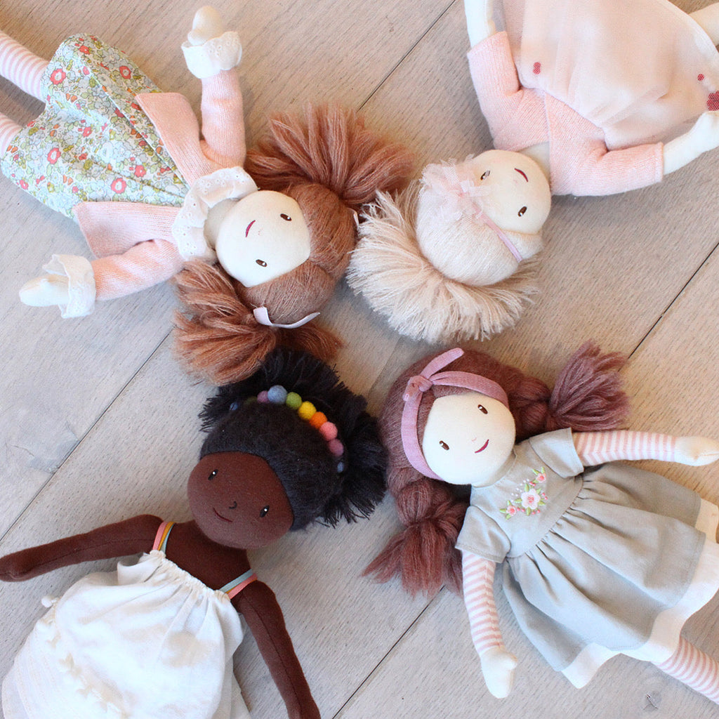 ThreadBear Design Marty Floral Rag Doll