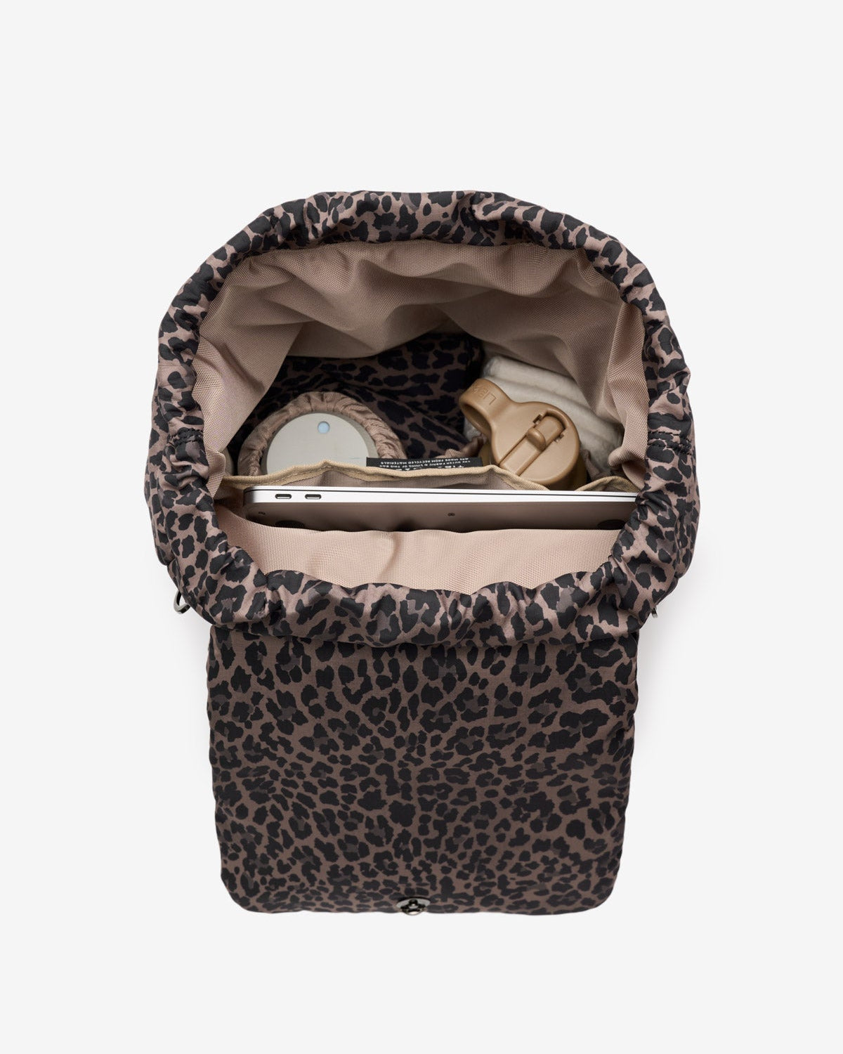 Tiba+Marl Alto Changing Backpack Brown Tonal Leopard