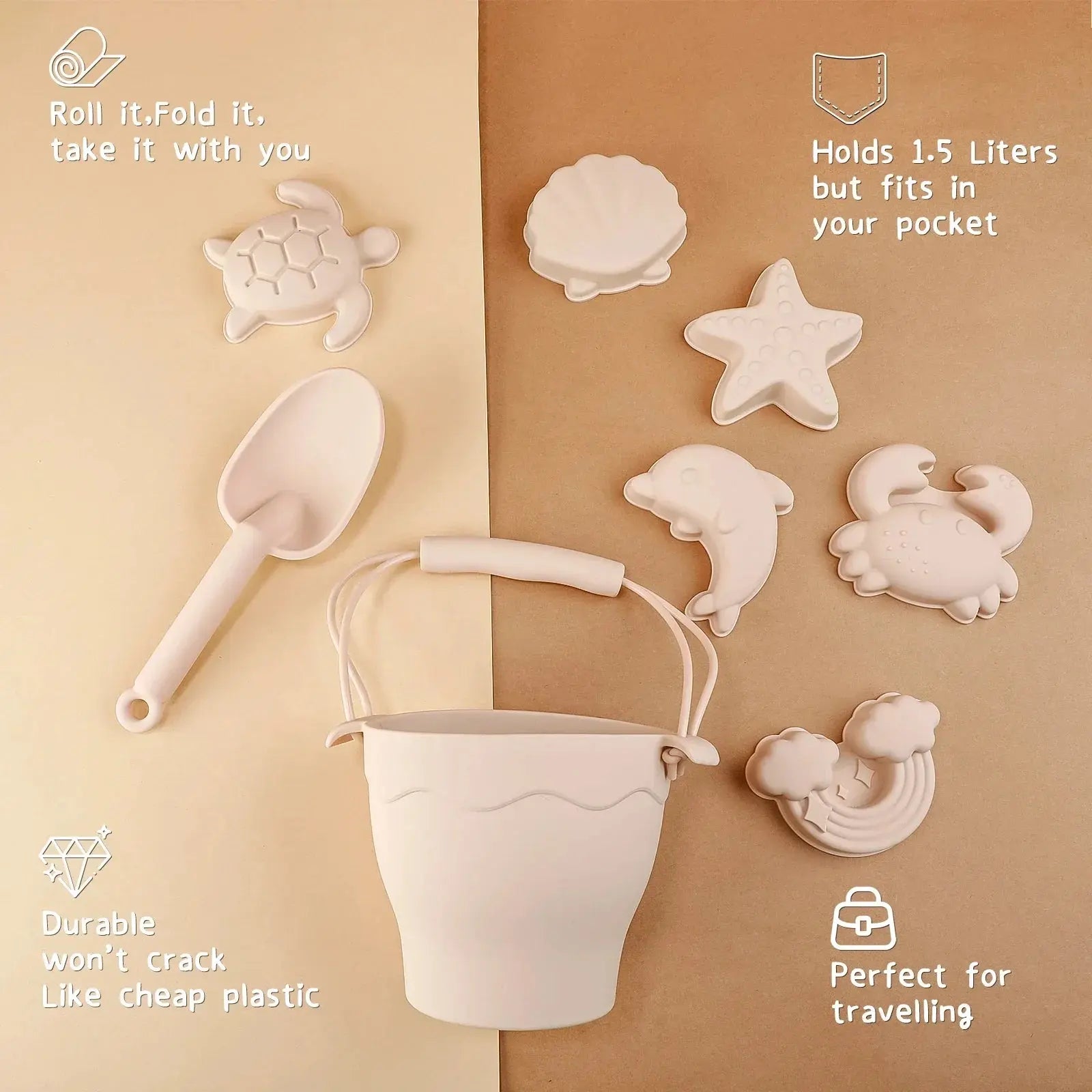 Premium SenseNest 8 Piece Beach Set