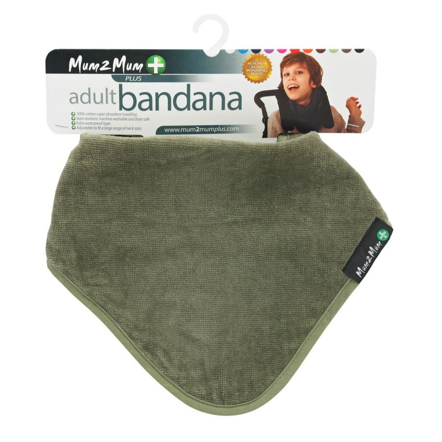 3 PACK Mum 2 Mum PLUS Adult Bandana - Rust / Mustard / Olive