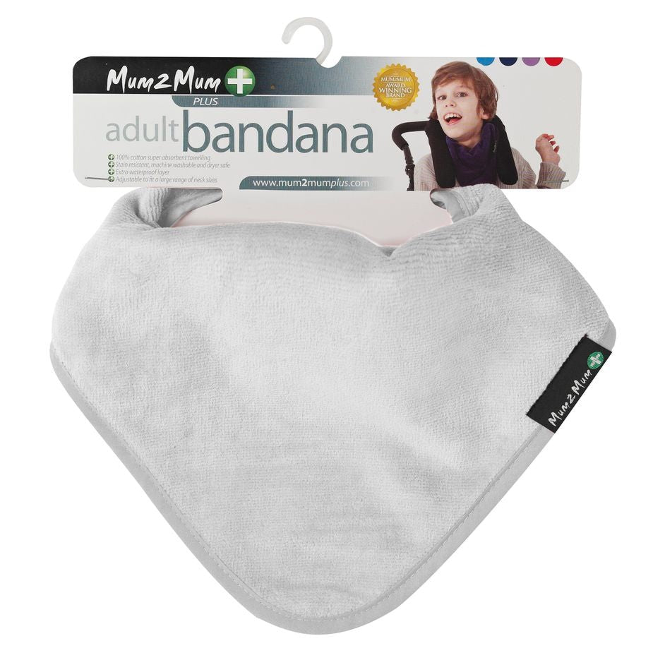 3 PACK Mum 2 Mum PLUS Adult Bandana - Mushroom / Grey / Stone