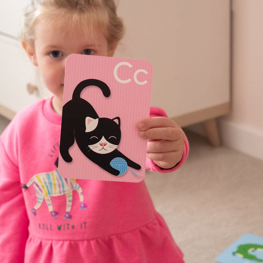 Priya & Peanut Alphabet Flash Cards