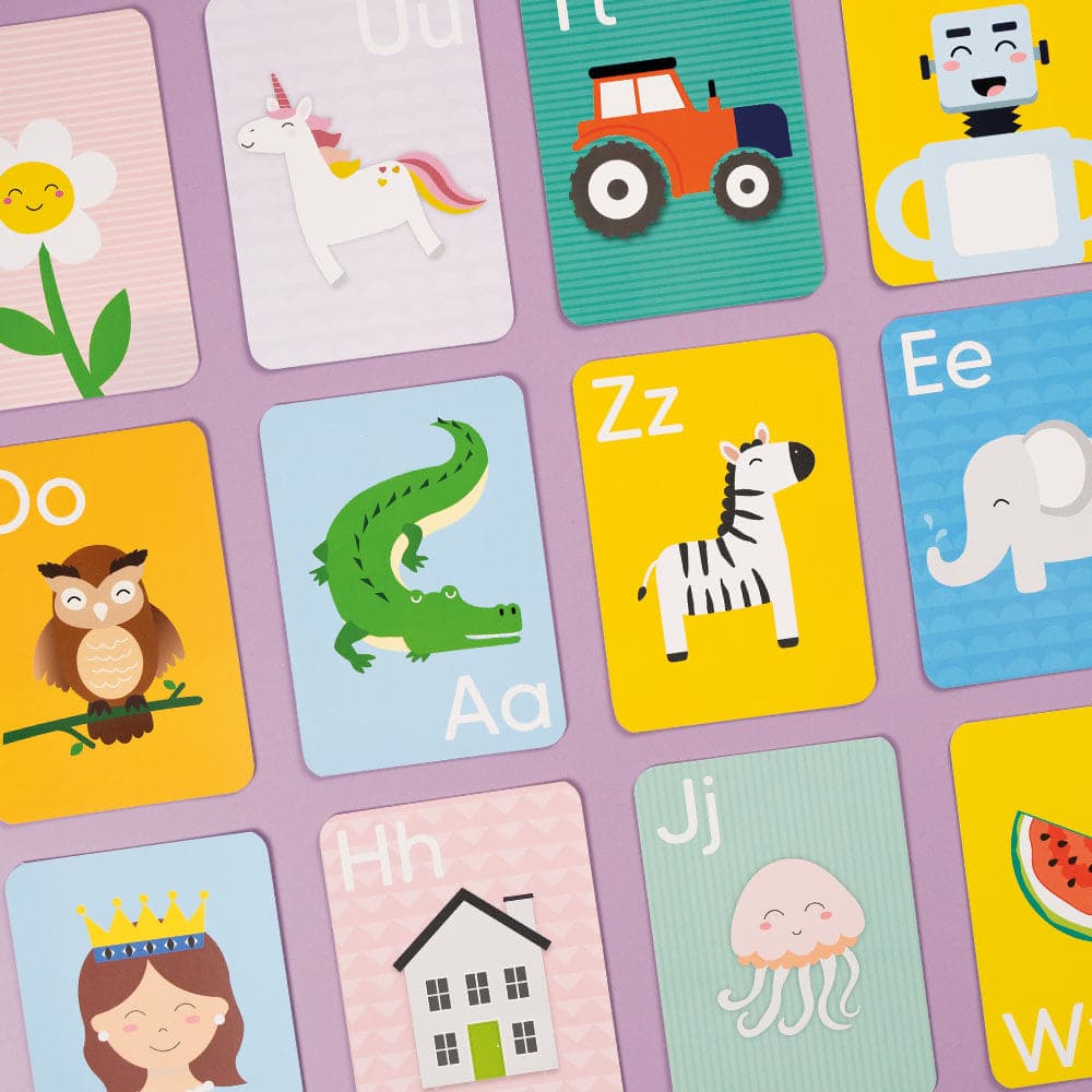 Priya & Peanut Alphabet Flash Cards