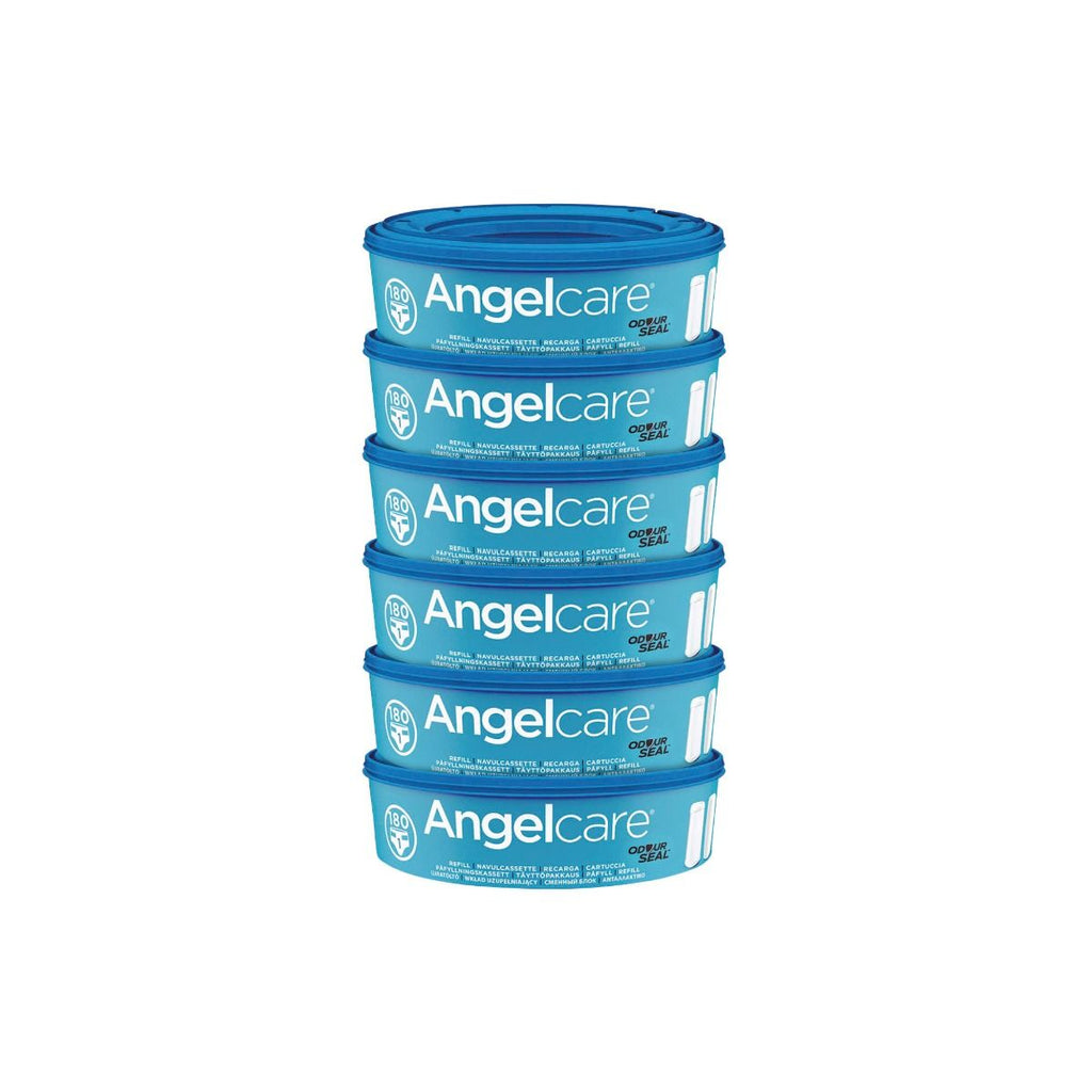 Angelcare Nappy Bin Refill Cassettes - 6 Pack