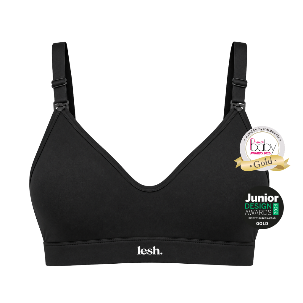 LESH - Anywhere Leakproof Nursing Bra - Black / Pink / Beige