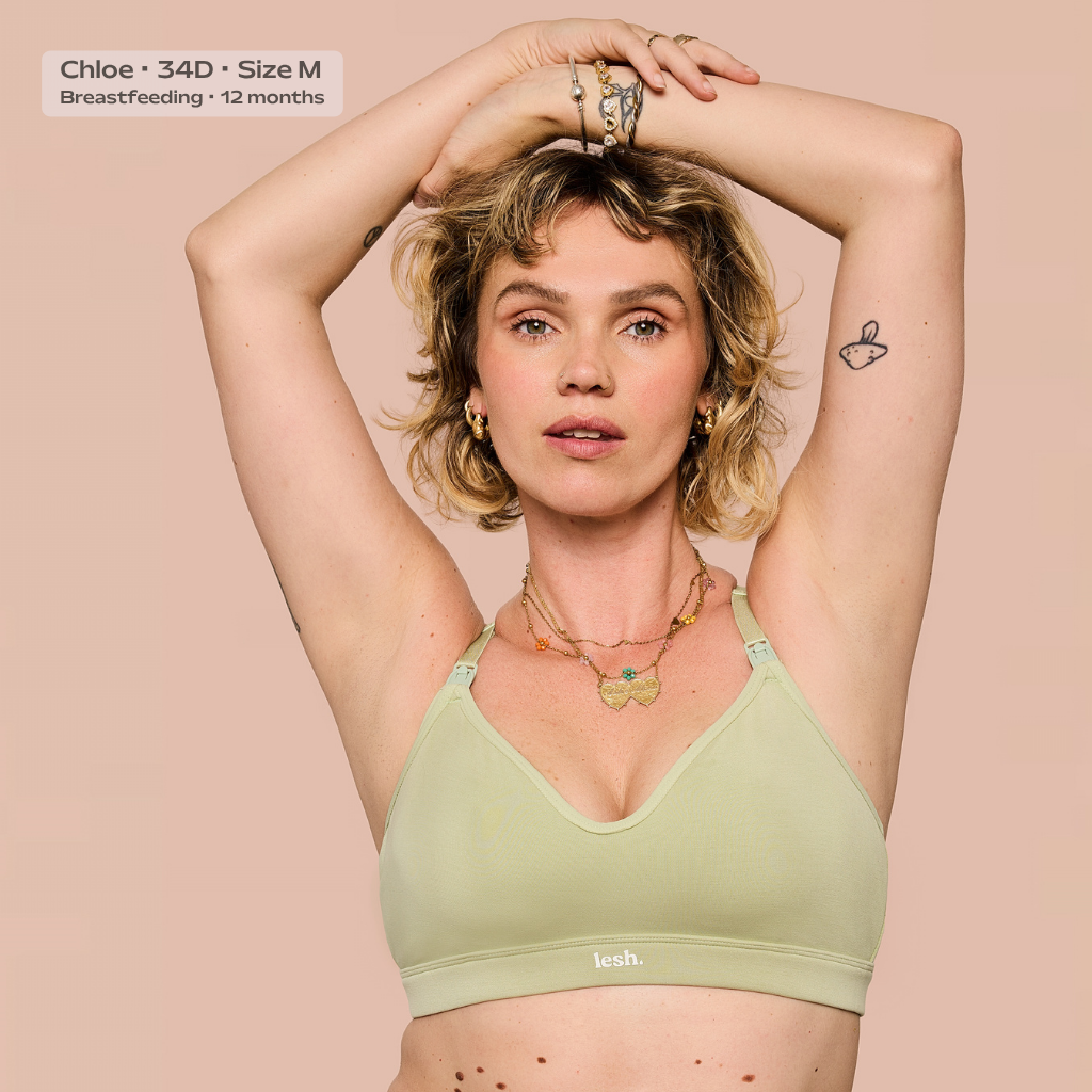 LESH - Anywhere Leakproof Nursing Bra - Black / Pink / Beige