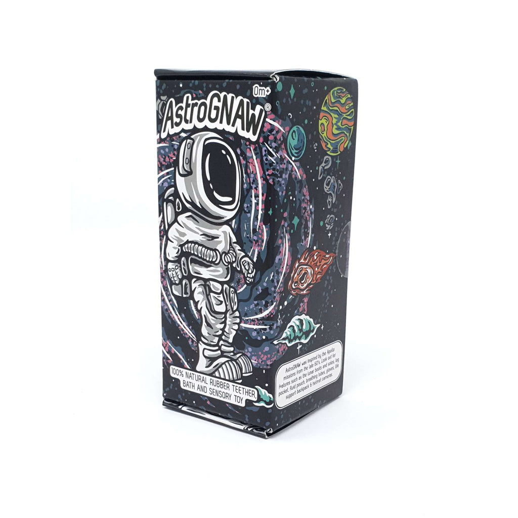 Natural Rubber Space Teether Baby Toy - AstroGNAW® Astronaut
