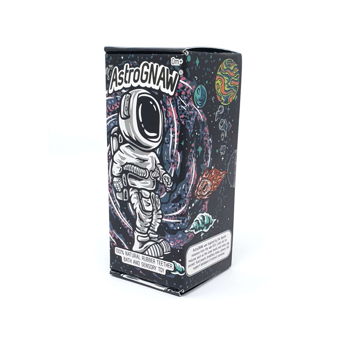Natural Rubber Space Teether Baby Toy - AstroGNAW® Astronaut