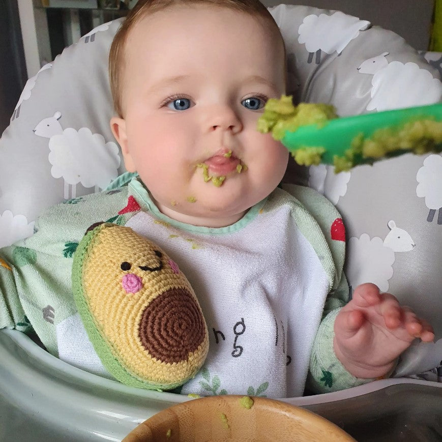 Friendly Vegetable Rattle Set -  Avocado, Radish, Leek and Pumpkin