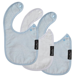 3 PACK - Mum 2 Mum Infant Wonder Bibs - Blues